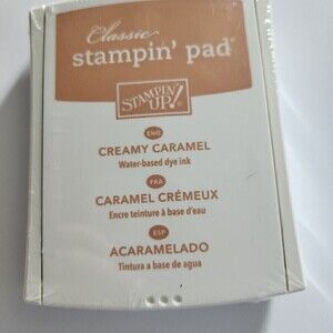 Stampin' Up Classic Ink Pad CREAMY CARAMEL Retired NEW Sealed